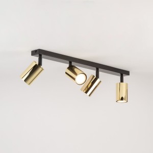 Reflektory Zoom 4 czarny mosiądzowany