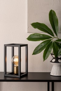 VIGO lampka biurkowa czarny/złoty