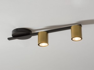 SKY 2  czarno złoty plafon/spot