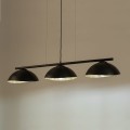 Solar 3 S czarny / klosz czarno-złoty