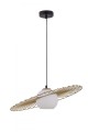 SOL 1 CZARNY_ ZŁOTY lampa wisząca