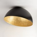Sfera 90 plafon czarny/złoty