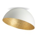 Sfera 35 plafon biały/złoty