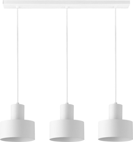 Lampa wisząca RIF 3 PROSTY BIAŁY