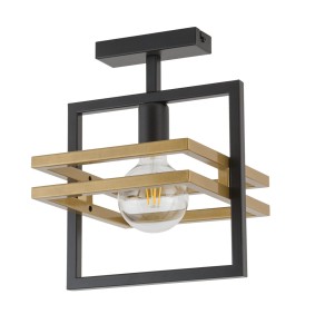 MERCI 1 plafon czarny złoty