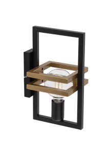 MERCI kinkiet czarny złoty