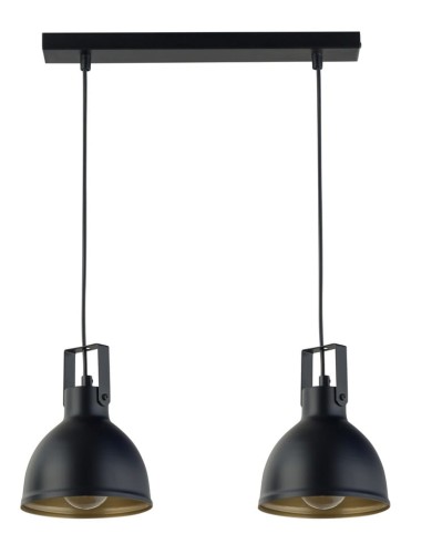 MARS 2 lampa wisząca czarny/złoty