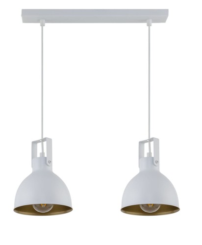 MARS 2 lampa wisząca biały/złoty