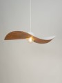 Lampa wisząca kompozytowa Kapello L biały/miedź 76cm