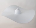 Lampa wisząca kompozytowa Kapello L biały/miedź 76cm