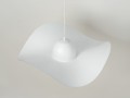 Lampa wisząca kompozytowa Kapello M biały/miedź 55cm