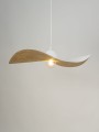 Lampa wisząca kompozytowa Kapello L biały/złoty 76cm