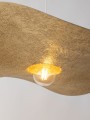 Lampa wisząca kompozytowa Kapello M biały/złoty 55cm