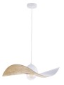 Lampa wisząca kompozytowa Kapello M biały/złoty 55cm