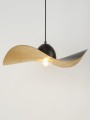 Lampa wisząca kompozytowa Kapello M czarny/złoty 55cm