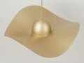 Lampa wisząca kompozytowa Kapello M złoty/czarny nakrapiany 55cm