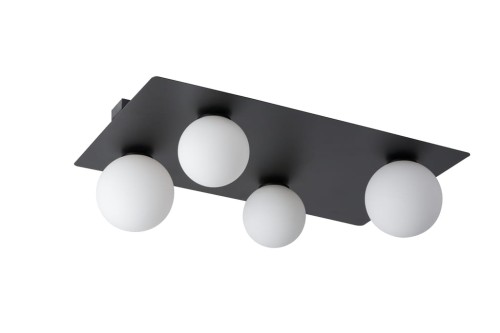 ARGON 4 prostokąt czarny plafon