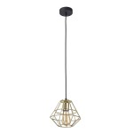 DIAMOND GOLD LAMPA WISZĄCA 1 PŁ