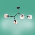 FAIRY LAMPA SUFITOWA 4 PŁ CZARNA