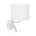 RICHI WHITE /SILVER KINKIET 2 E27 + G9