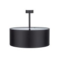 RONDO BLACK LAMPA SUFITOWA 4  450