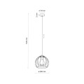 UNIVERSO BLACK 260 LAMPA WISZĄCA 1