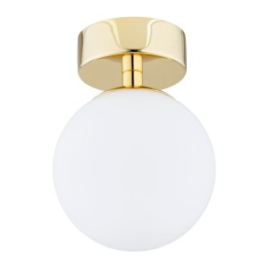 Natynkowa lampa plafon FLAVIO ZŁOTY MIEDZIANY KULA 4004 ARGON