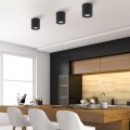 ORION M BLACK LAMPA SUFITOWA 1 PŁ