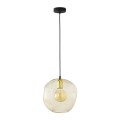 Lampa wisząca 1-punktowa SOL AMBER złoty/bursztynowy