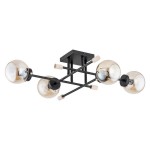 Lampa sufitowa 4-punktowa TRANSFER czarny