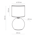 PALLA SMALL WHITE LAMPKA NOCNA 1