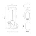 MARCO GREEN LAMPA WISZĄCA 3   KOŁO