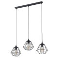 DIAMOND NEW BLACK LAMPA WISZĄCA 3  LISTWA