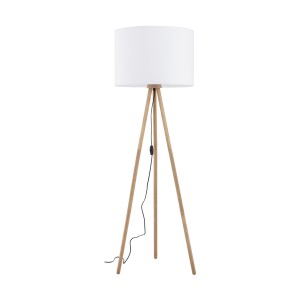 TOKYO WHITE LAMPA PODŁOGOWA 1 SOSNA POSTARZANA