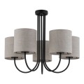 Lampa sufitowa z abażurami 5-punktowa TORENS NATURE/beżowy