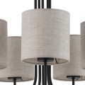 Lampa sufitowa z abażurami 5-punktowa TORENS NATURE/beżowy