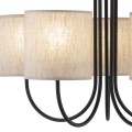Lampa sufitowa z abażurami 5-punktowa TORENS NATURE/beżowy