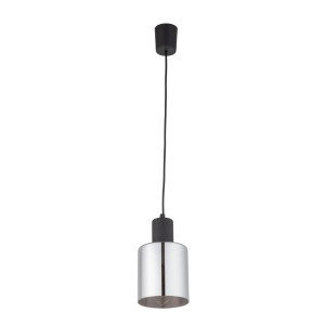 Lampa wisząca 1-punktowa nowoczesna SIERRA BLACK/GRAFIT