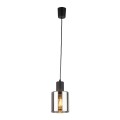 Lampa wisząca 1-punktowa nowoczesna SIERRA BLACK/GRAFIT