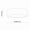 EARTH LAMPA SUFITOWA 4