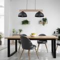 OSLO BLACK LAMPA WISZĄCA 2