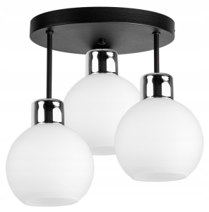 Lampa Listwa Szklane białe Kule WHITE GLASS #539 