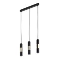 VIVIEN BLACK/GOLD LAMPA WISZĄCA 3 LISTWA