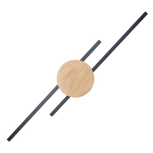 JAVA BLACK WOOD KINKIET 2