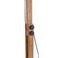 Lampa podłogowa 1-punktowa OSLO czarny/orzech