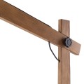 Lampa podłogowa 1-punktowa OSLO czarny/orzech