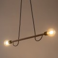 HELIX WOOD ORZECH LAMPA WISZACA 2
