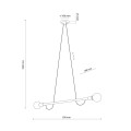 HELIX WOOD ORZECH LAMPA WISZACA 2