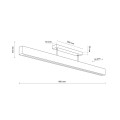 TEO LED ORZECH LAMPA SUFITOWA