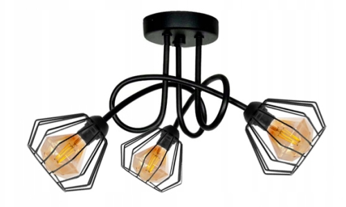 Nowoczesny Plafon sufitowy LOFT Druciak #246 